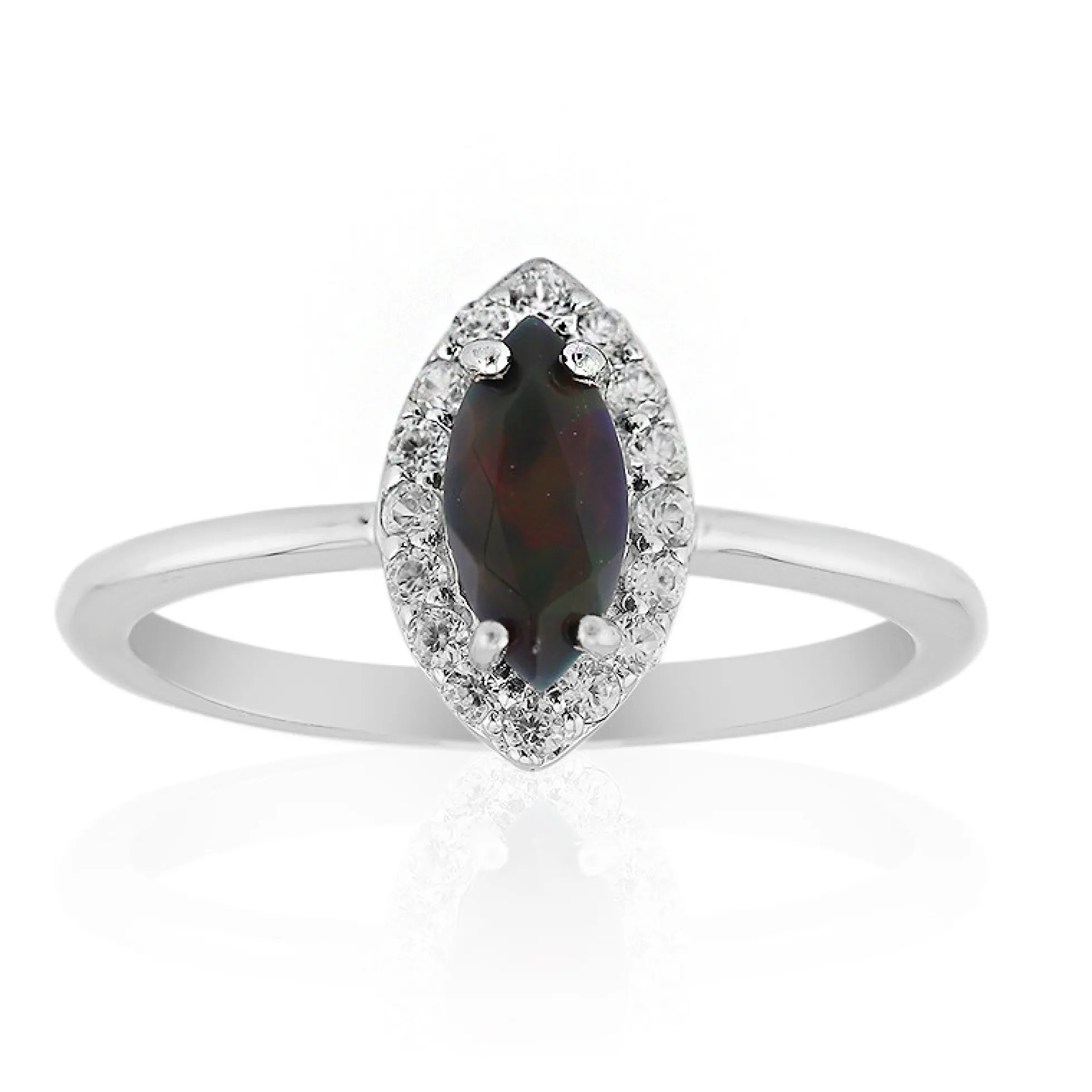Mezezo-Opal-Silberring