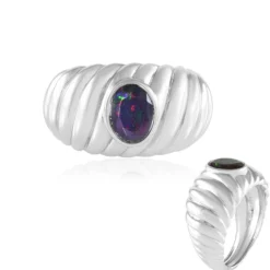 Mezezo-Opal-Silberring