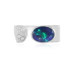 Mezezo-Opal-Silberring