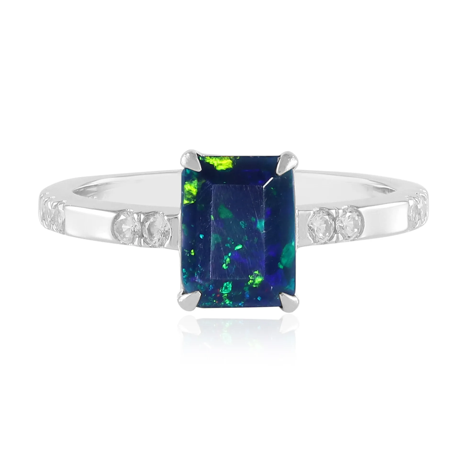 Mezezo-Opal-Silberring