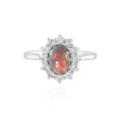 Mezezo-Opal-Silberring