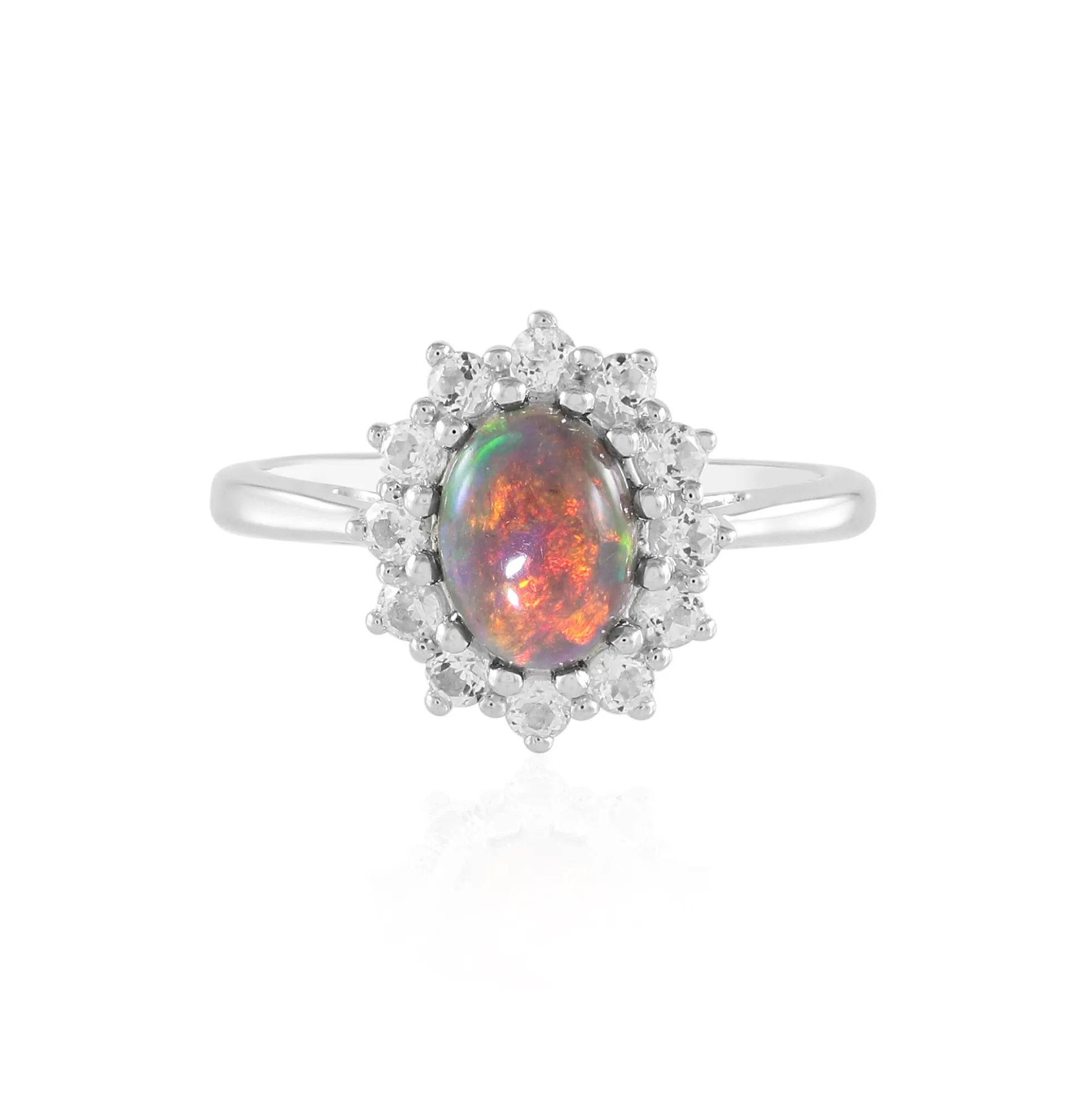 Mezezo-Opal-Silberring