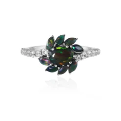 Mezezo-Opal-Silberring