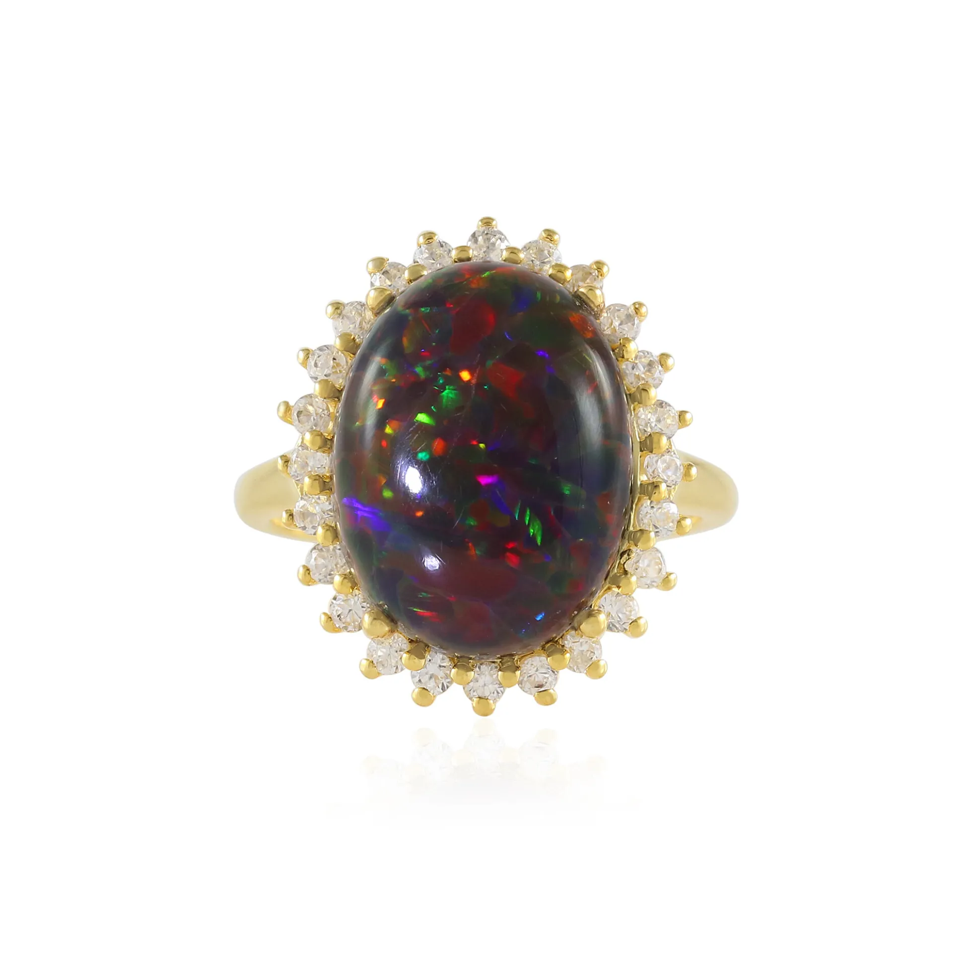 Mezezo-Opal-Silberring
