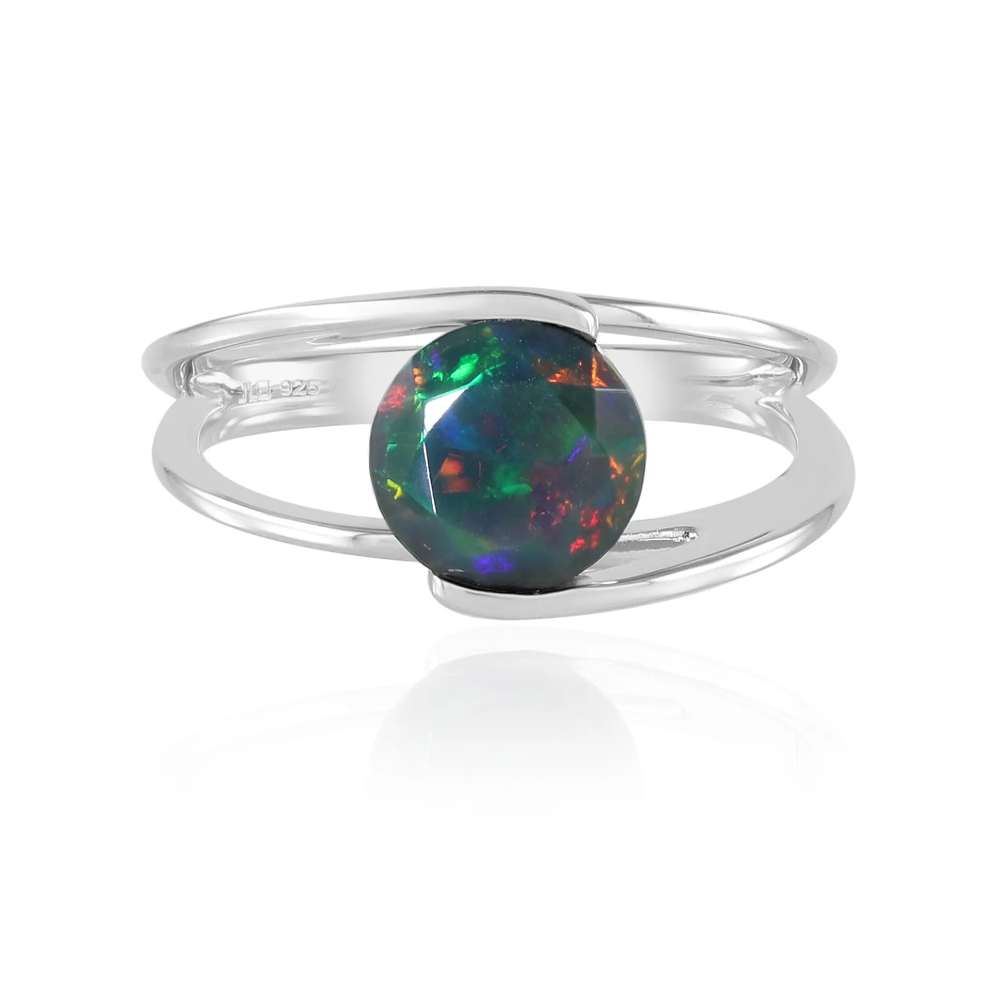 Mezezo-Opal-Silberring