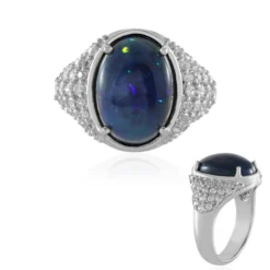 Mezezo-Opal-Silberring