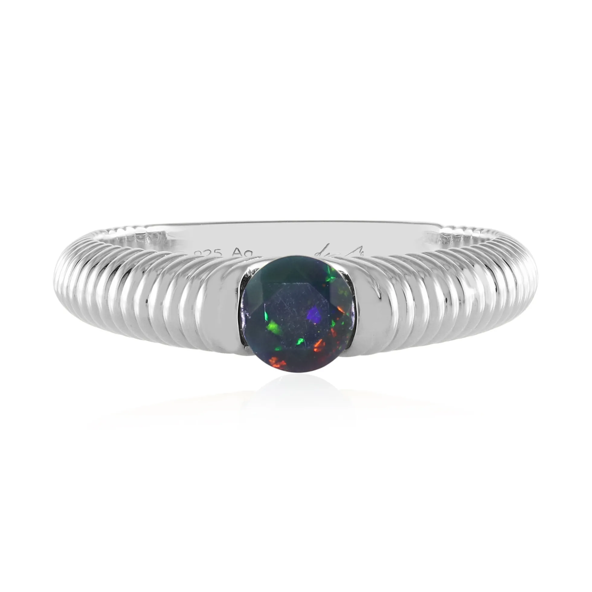 Mezezo-Opal-Silberring