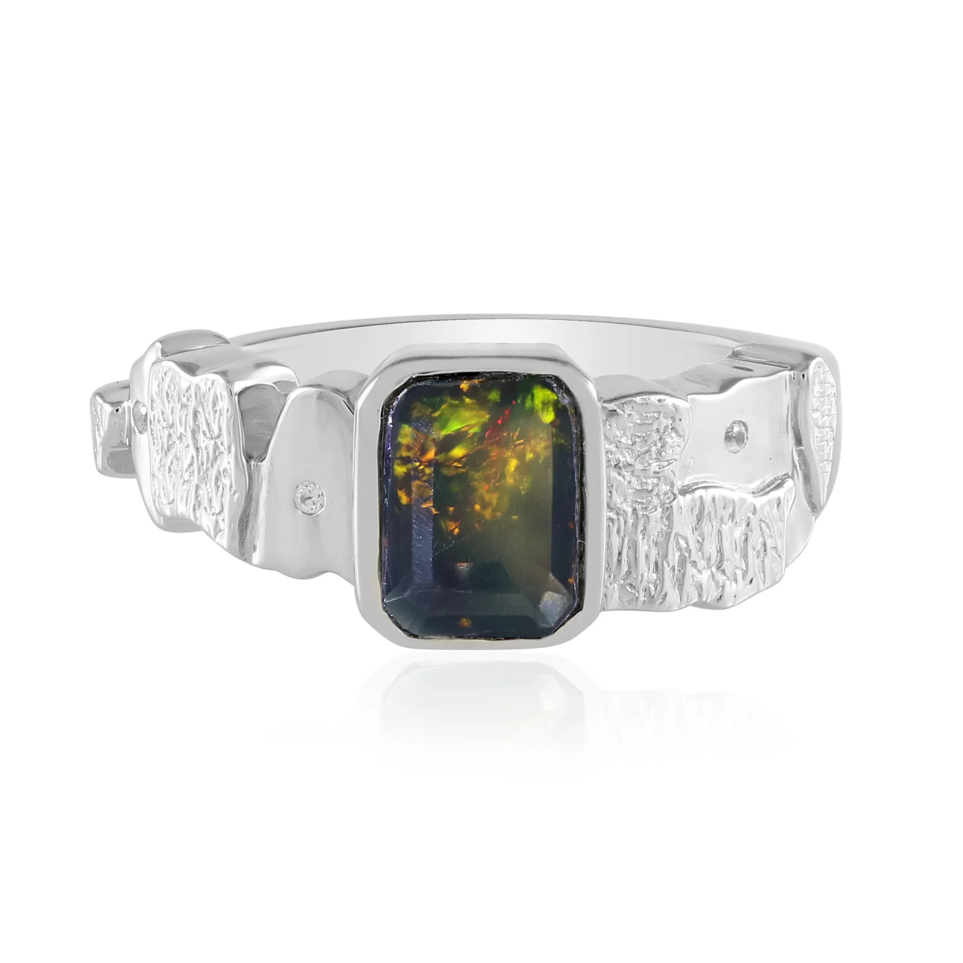 Mezezo-Opal-Silberring