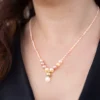 Ming-Perlen-Silbercollier