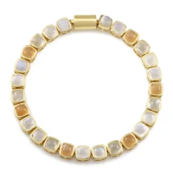 Mondstein-Silberarmband