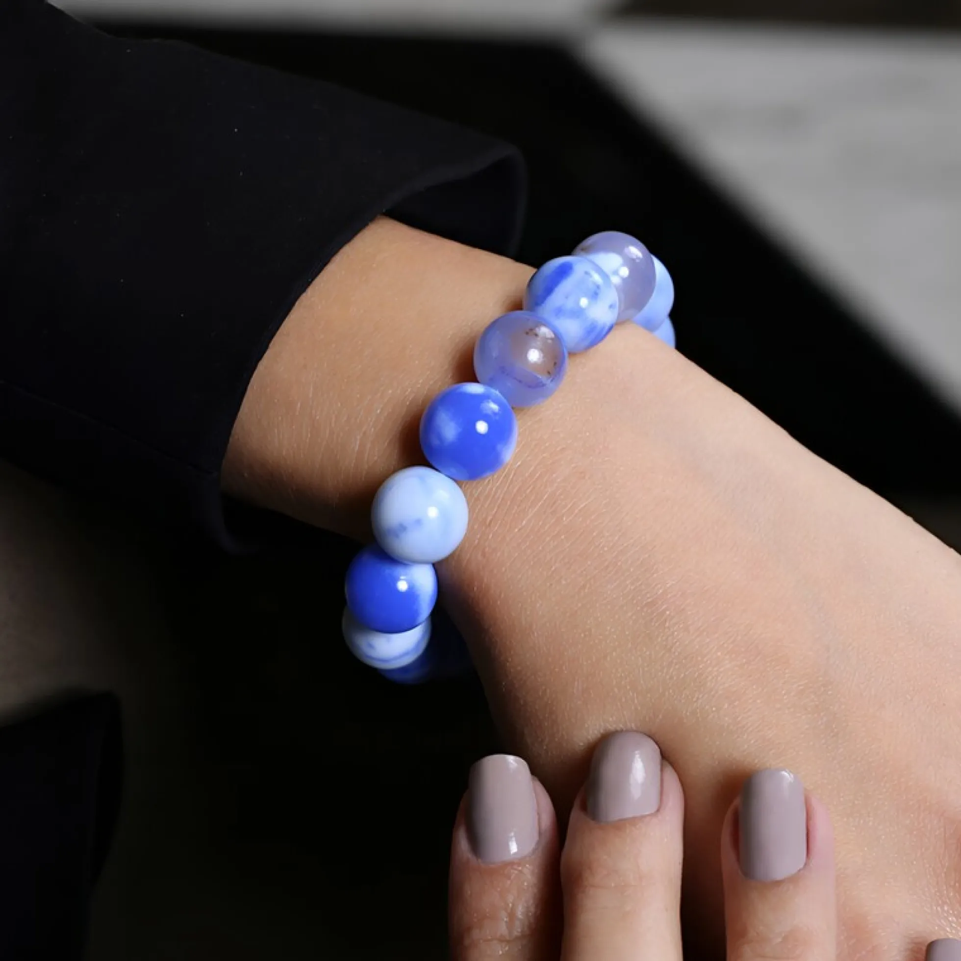 Mongolischer Achat-Armband
