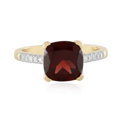 Mosambik-Granat-Goldring