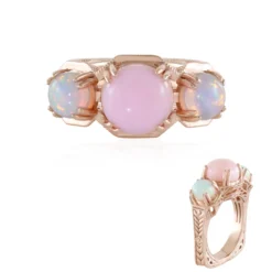 Opal-Silberring
