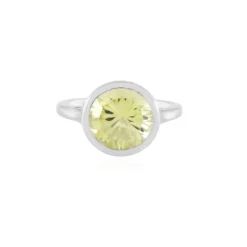 Ouro Verde-Quarz-Silberring