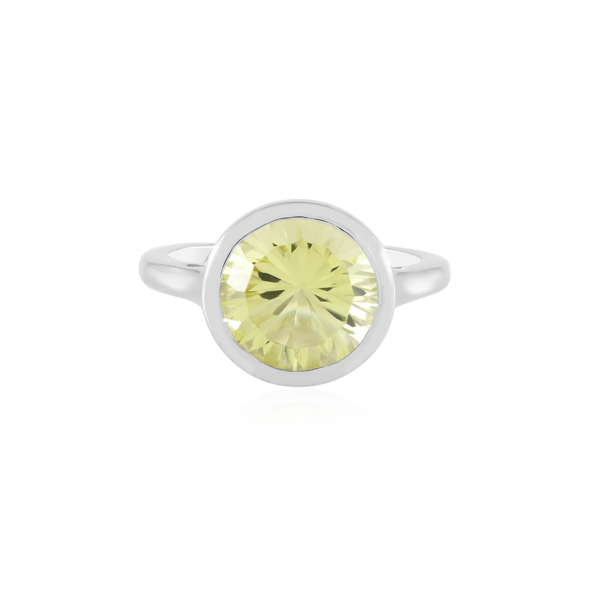 Ouro Verde-Quarz-Silberring