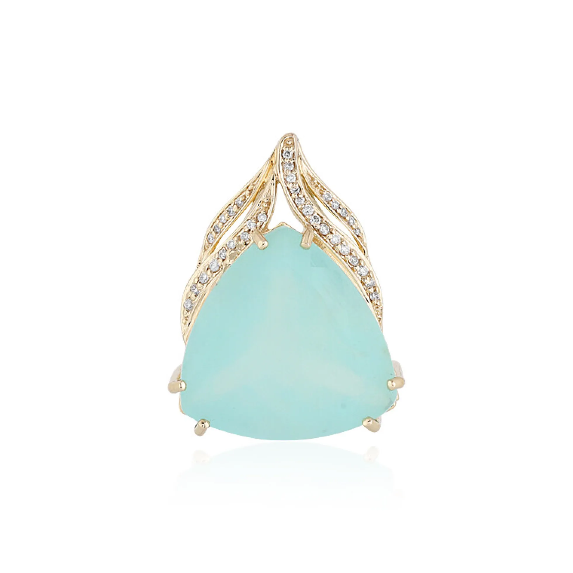 Paraiba-Opal-Goldanhänger