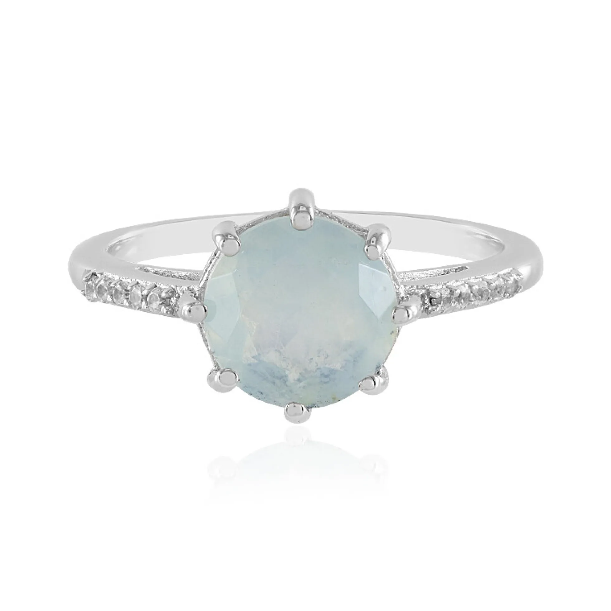 Paraiba-Opal-Silberring