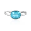 Paraiba-Topas-Silberring