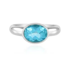Paraiba-Topas-Silberring