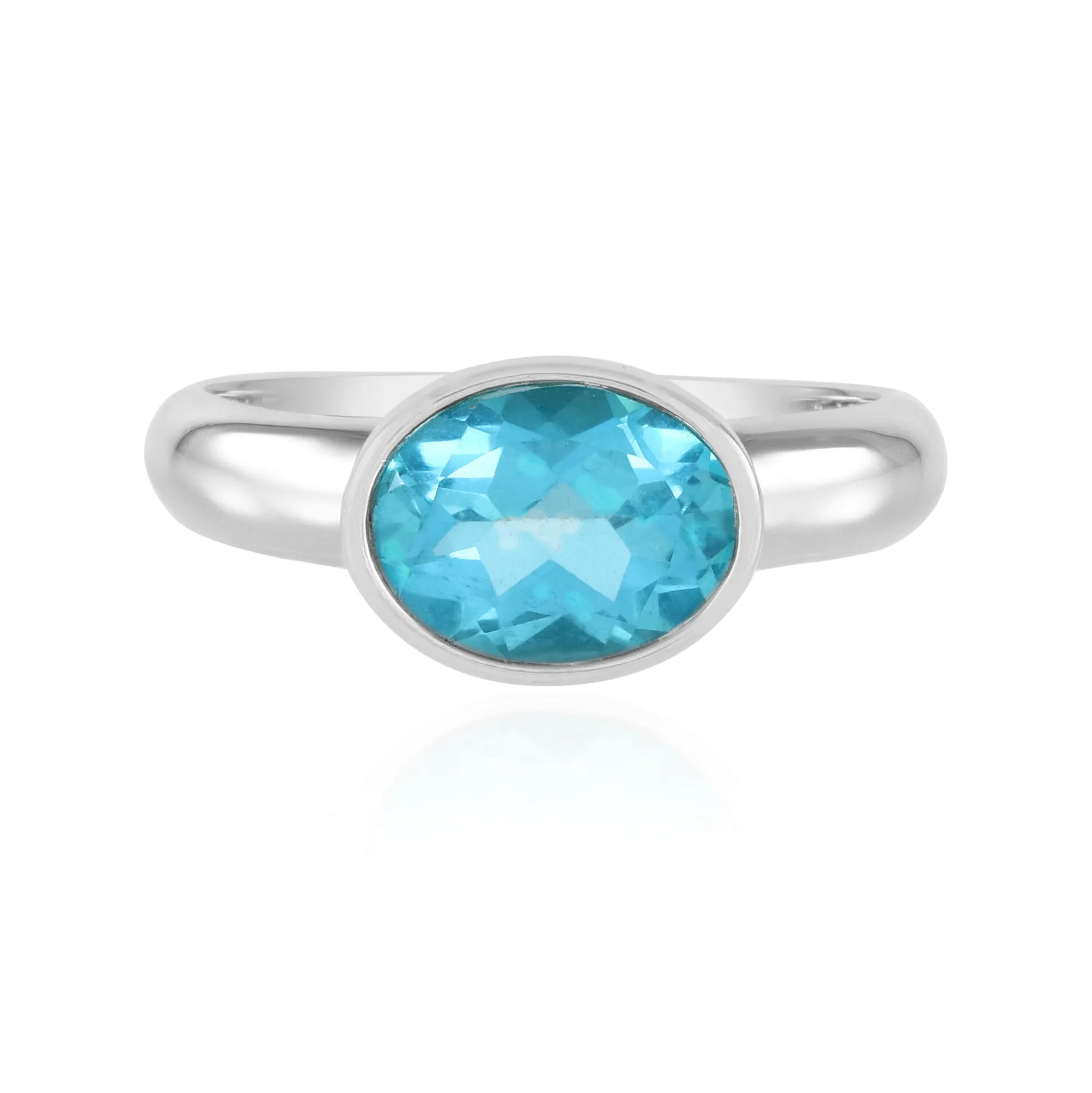 Paraiba-Topas-Silberring