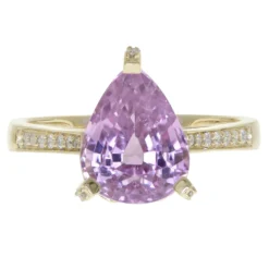 Patroke-Kunzit-Goldring