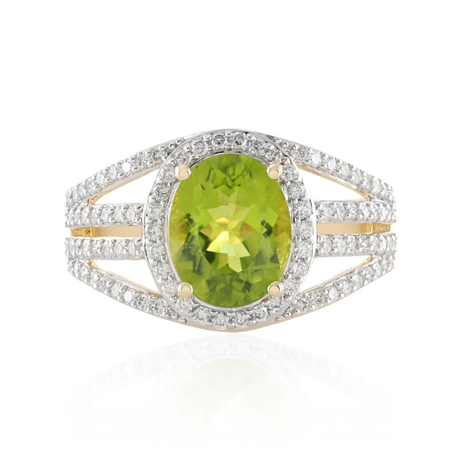 Peridot-Goldring