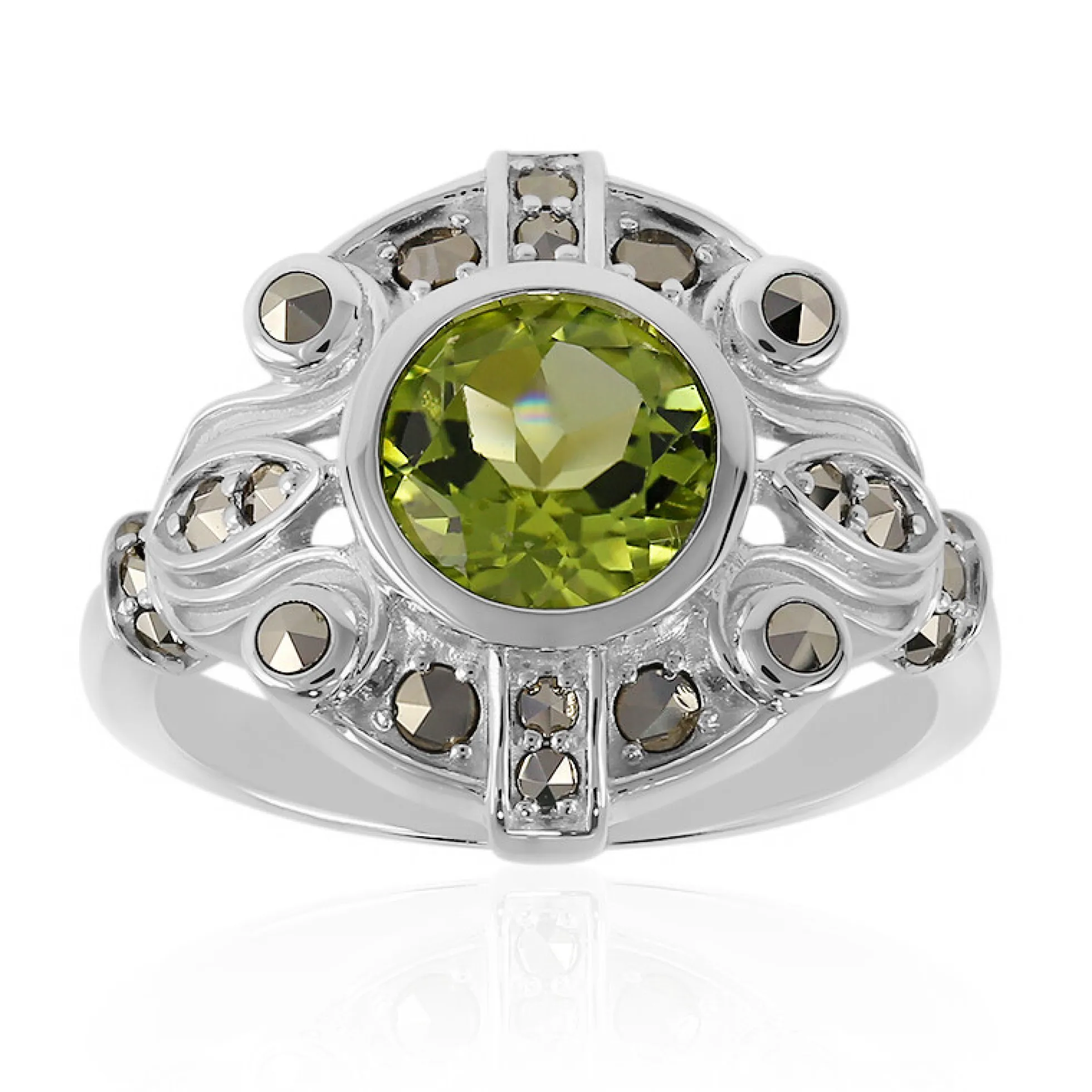 Peridot-Silberring
