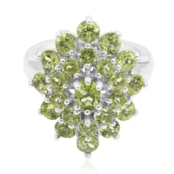 Peridot-Silberring