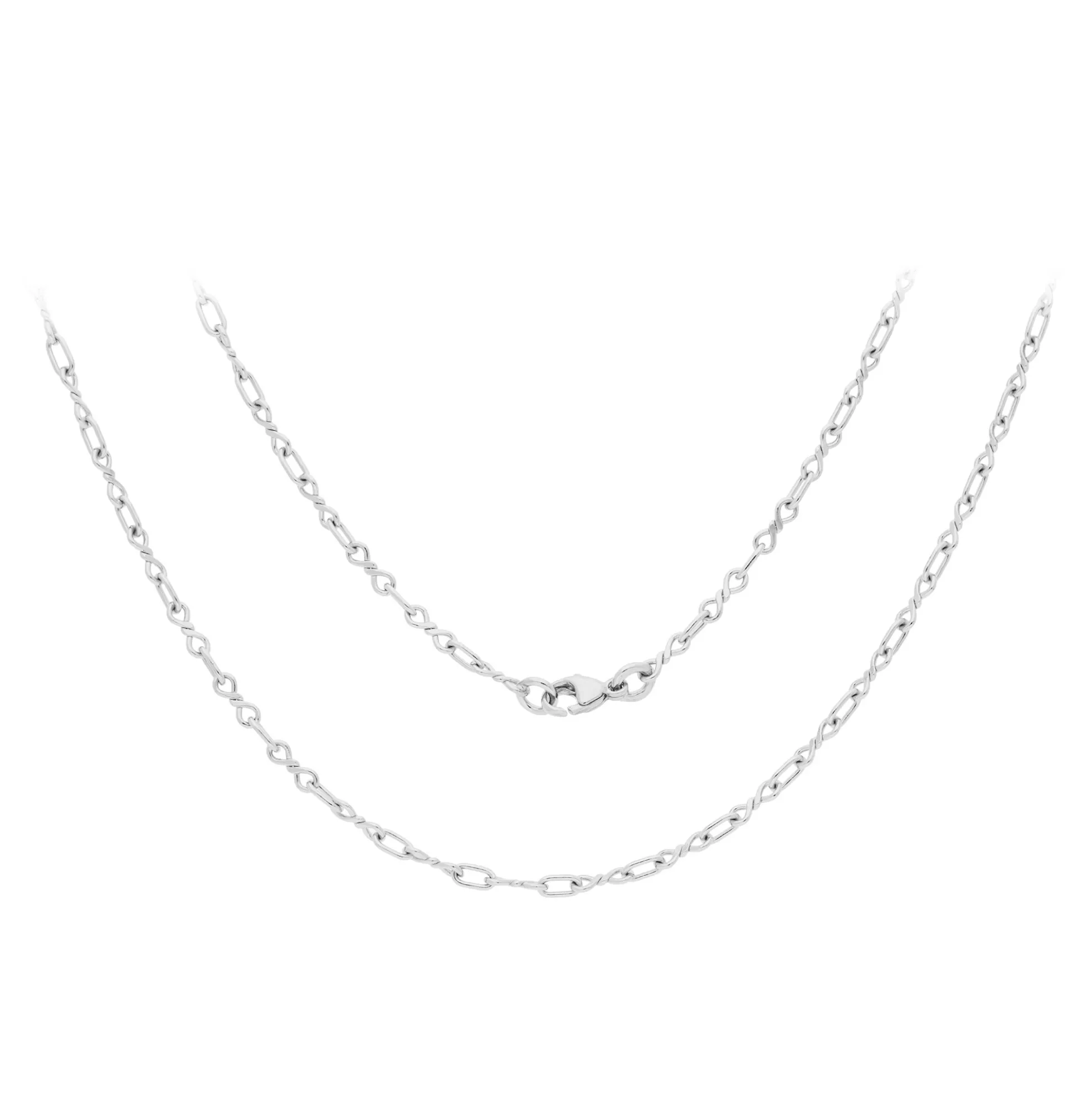 Platinhalskette - 1,8 g - 46 cm