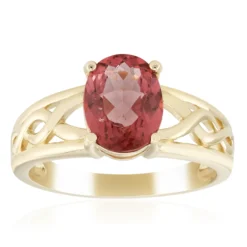 Roter Apatit-Goldring