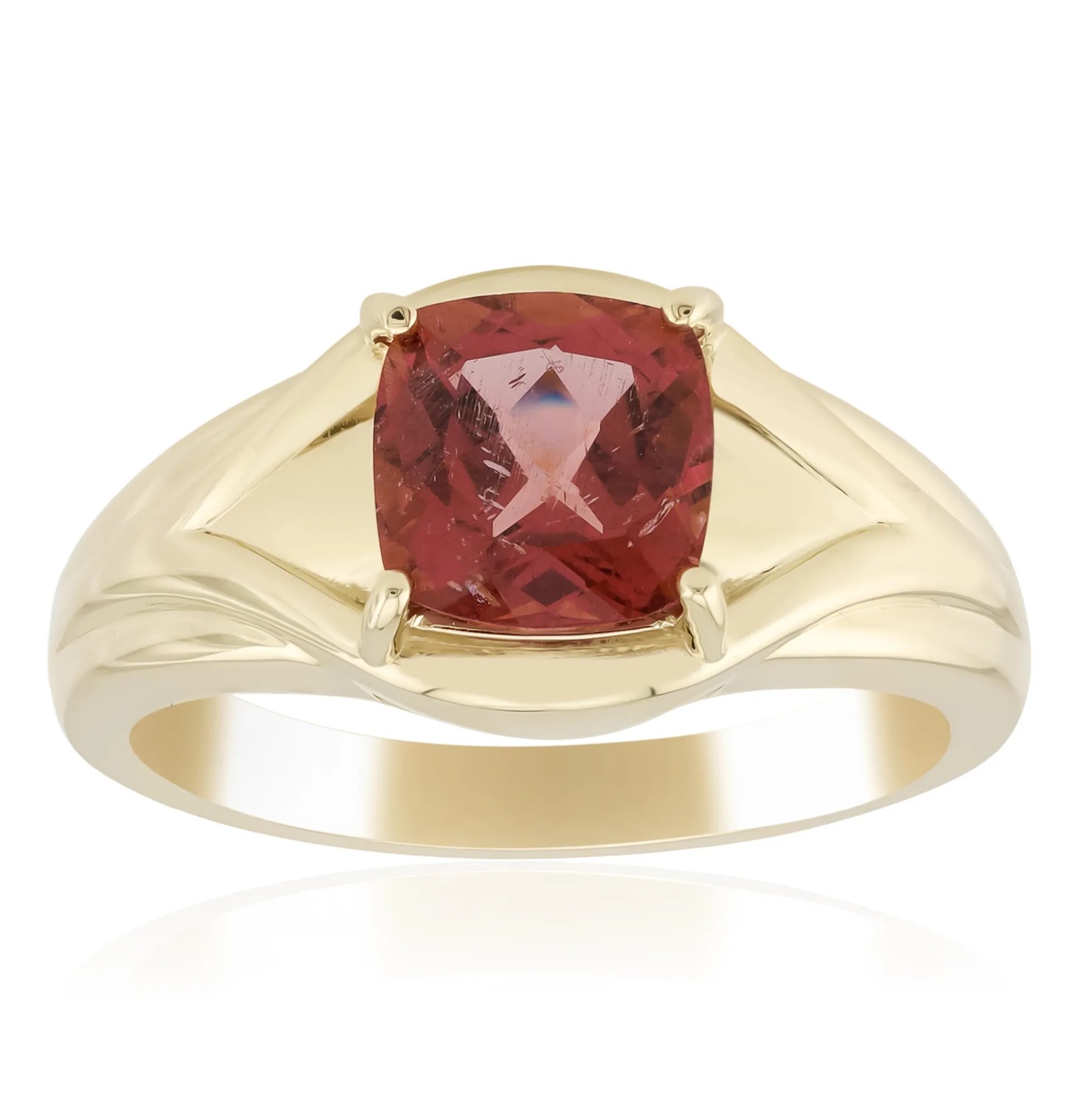 Roter Apatit-Goldring