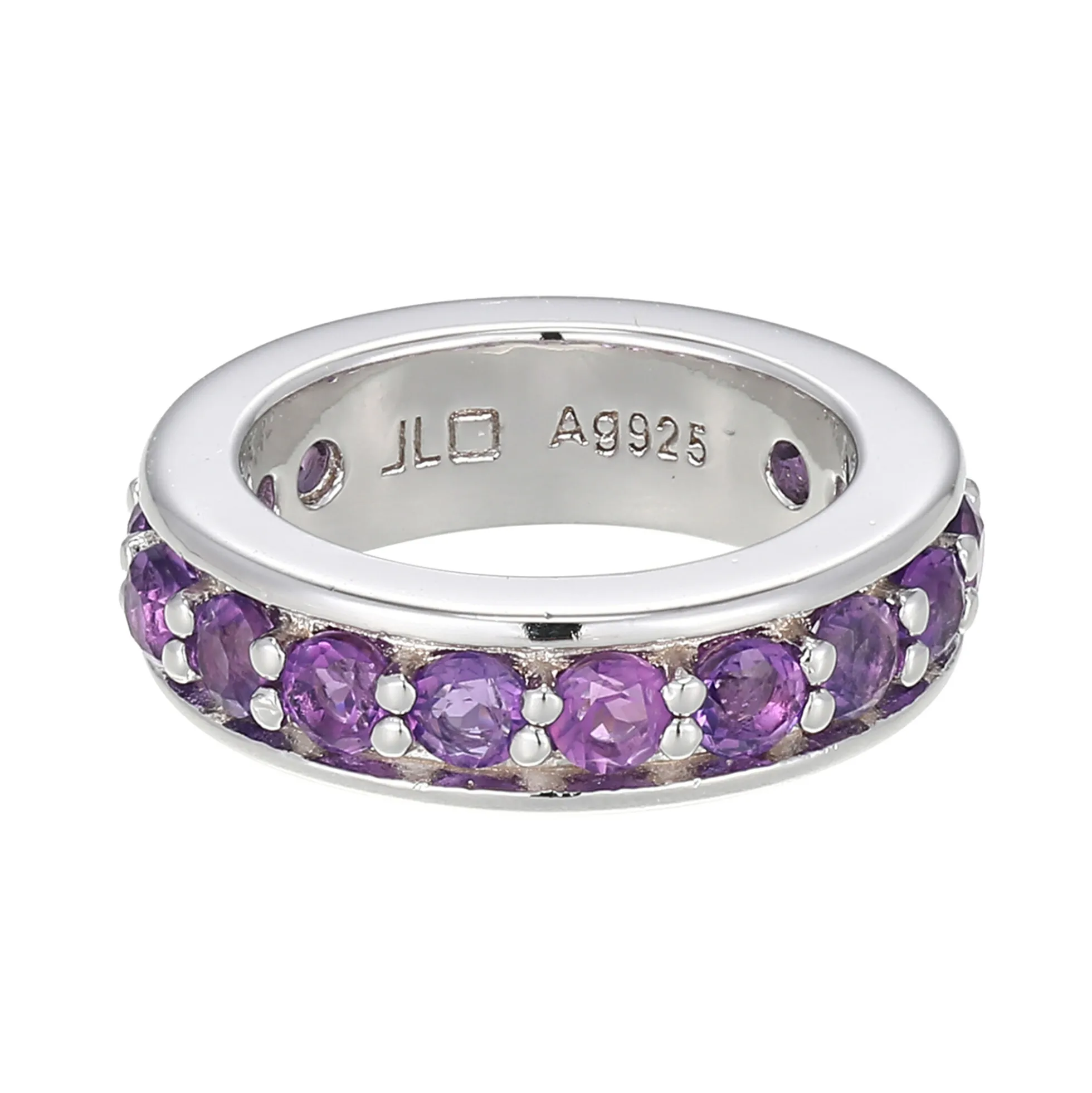 Sambia-Amethyst-Silberanhänger