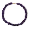 Sambia-Amethyst-Silberhalskette
