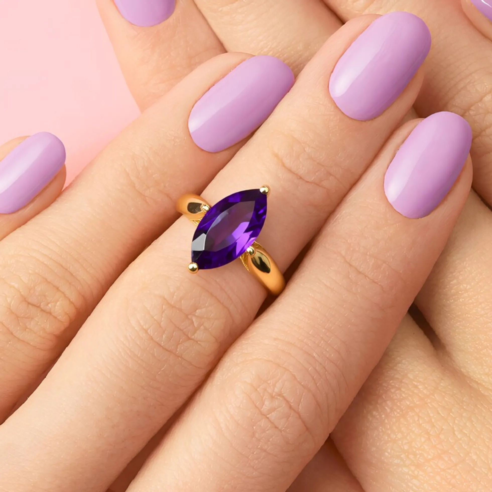 Sambia-Amethyst-Silberring