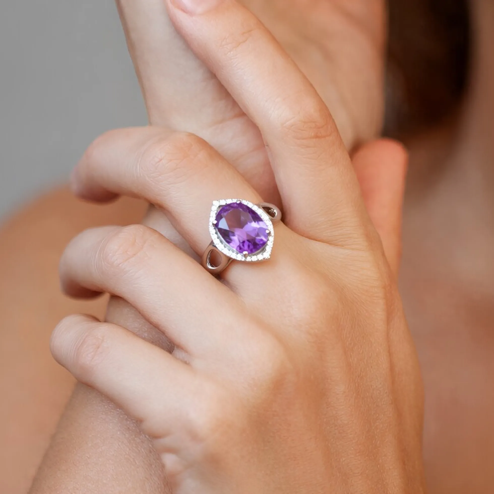 Sambia-Amethyst-Silberring