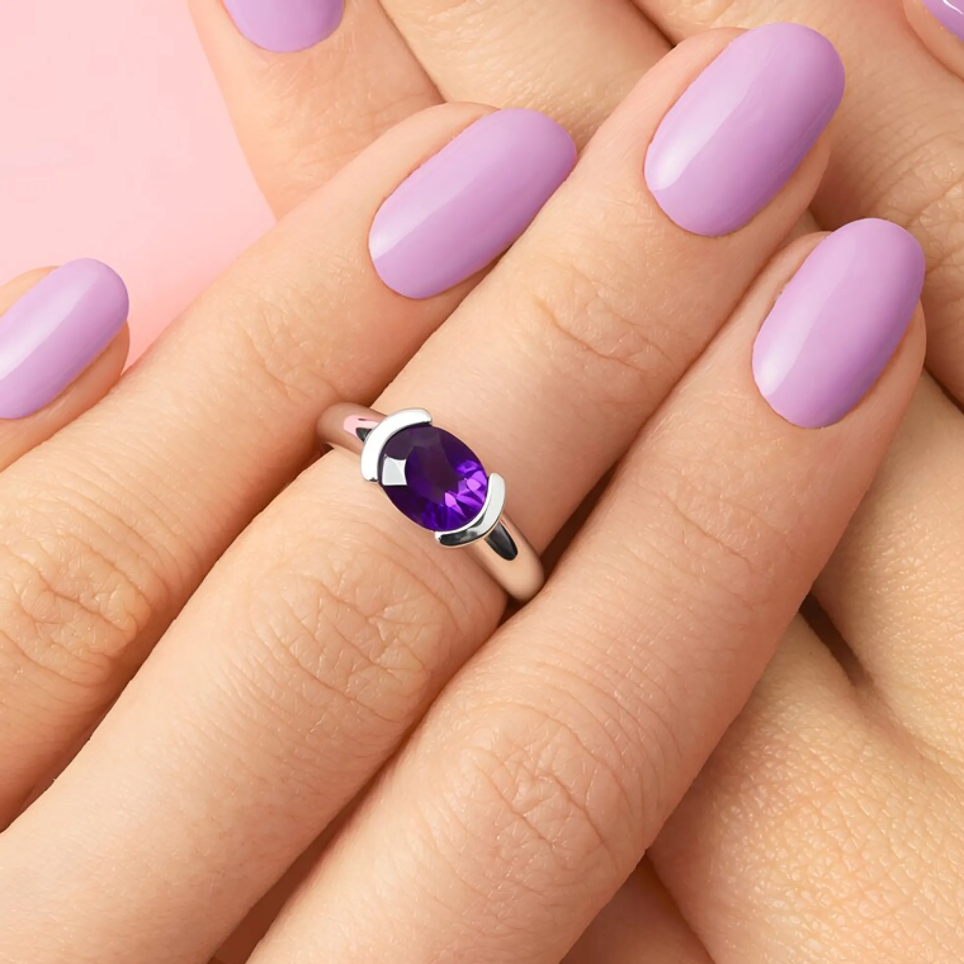 Sambia-Amethyst-Silberring