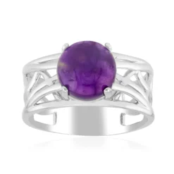 Sambia-Amethyst-Silberring