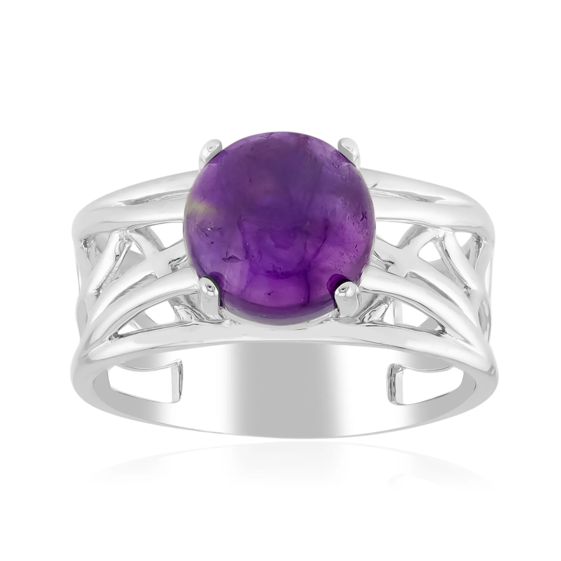 Sambia-Amethyst-Silberring