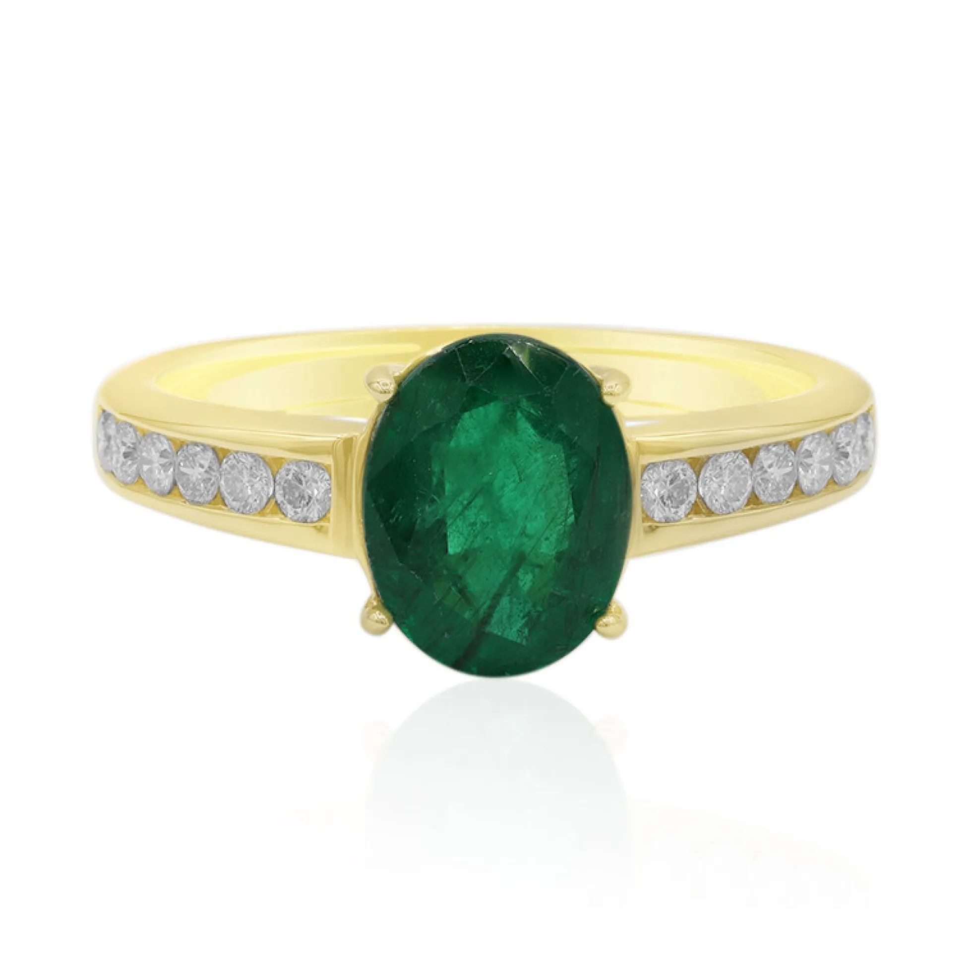 Sambia-Smaragd-Goldring