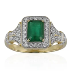Sambia-Smaragd-Goldring