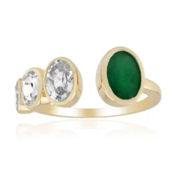 Sambia-Smaragd-Goldring