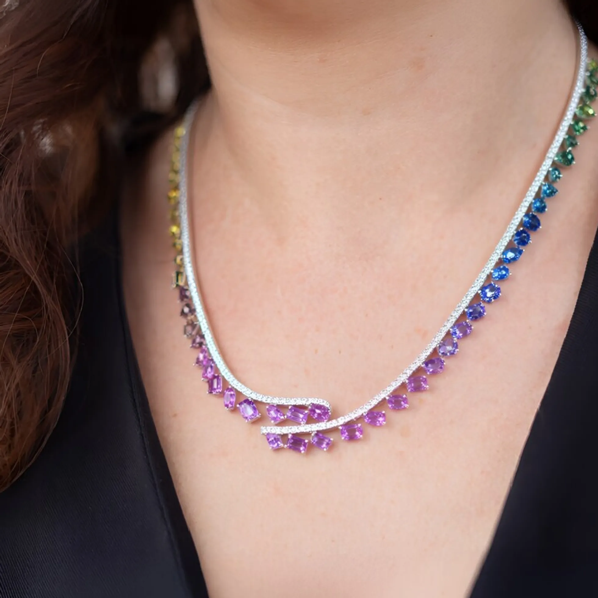Saphir-Goldcollier