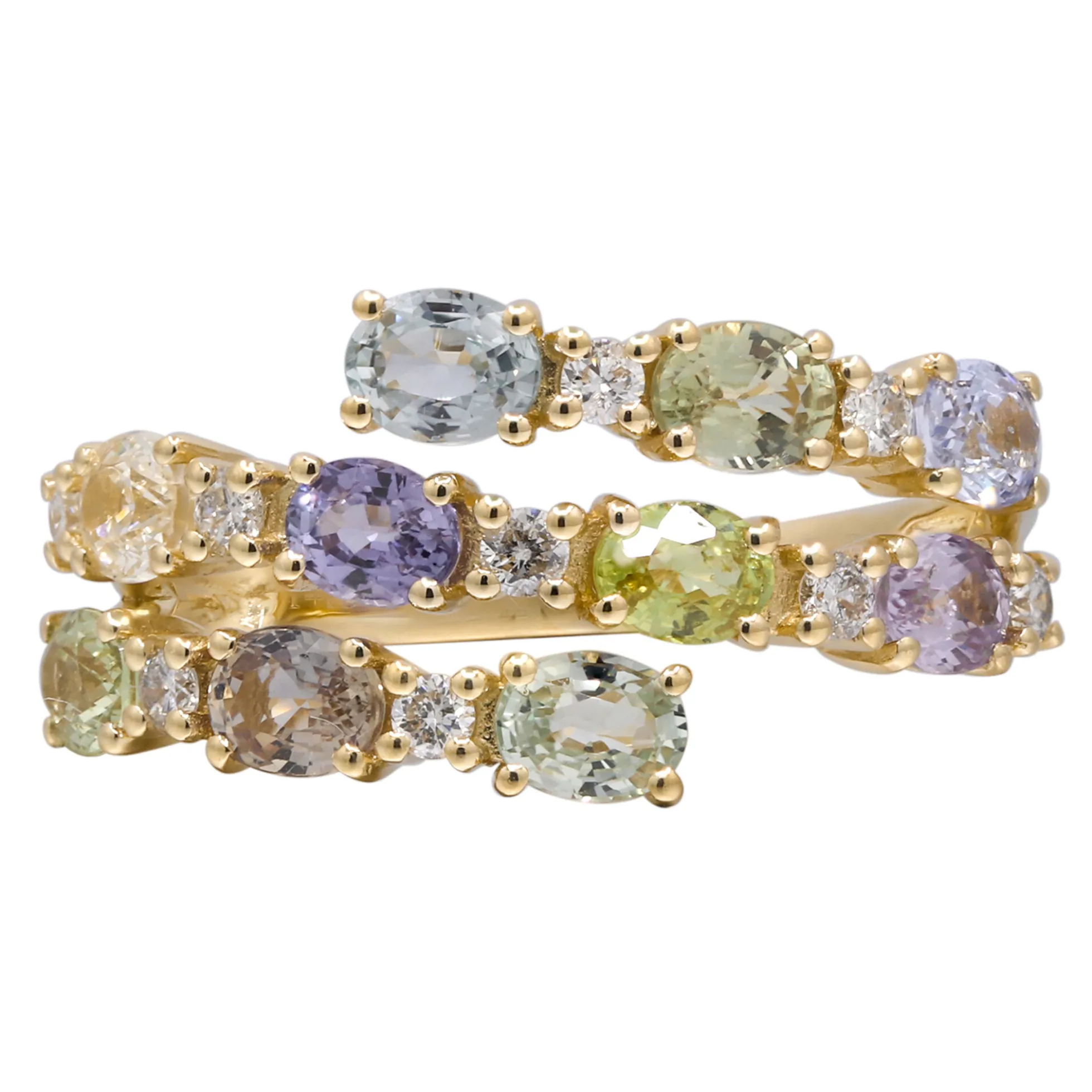 Saphir-Goldring