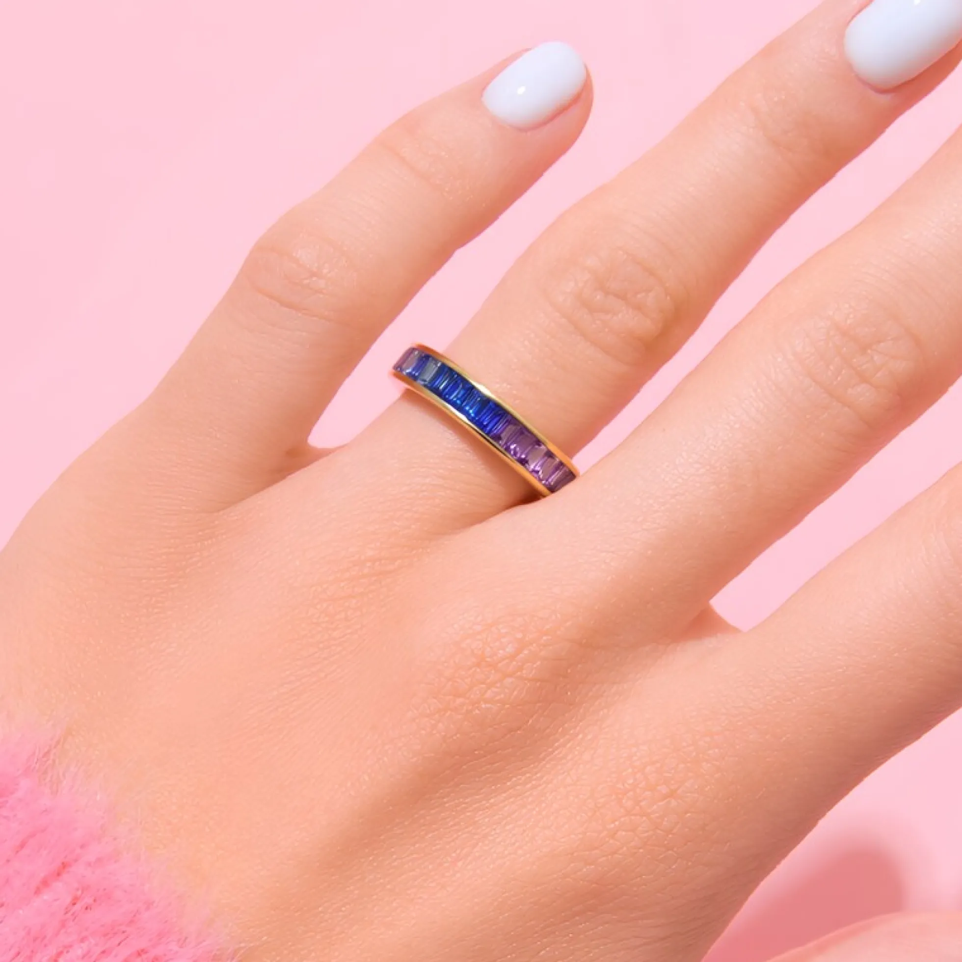 Saphir-Goldring