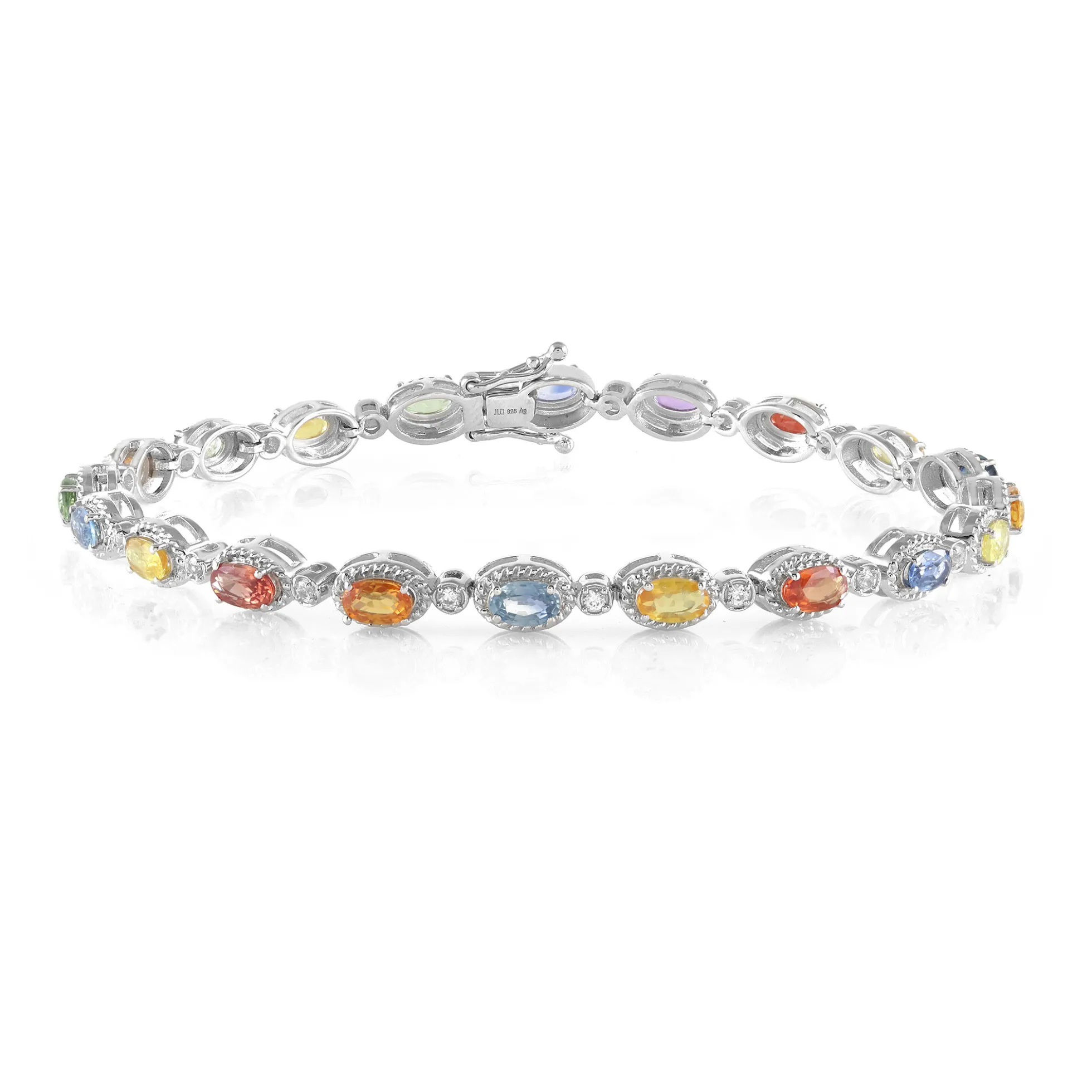 Saphir-Silberarmband