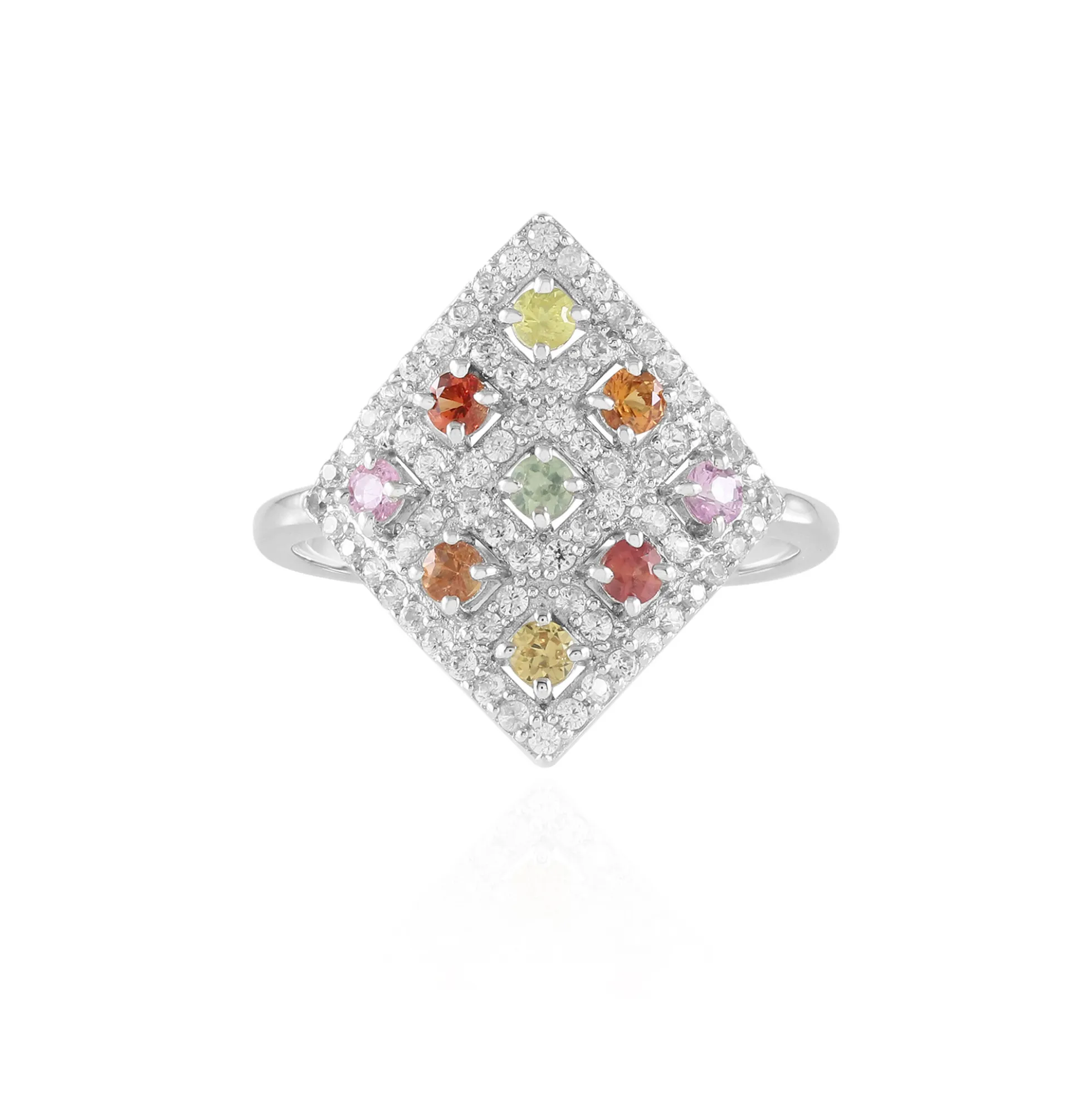 Saphir-Silberring