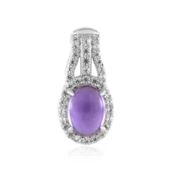 Sibirischer Amethyst-Silberanhänger