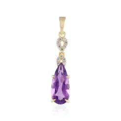 Sibirischer Amethyst-Silberanhänger