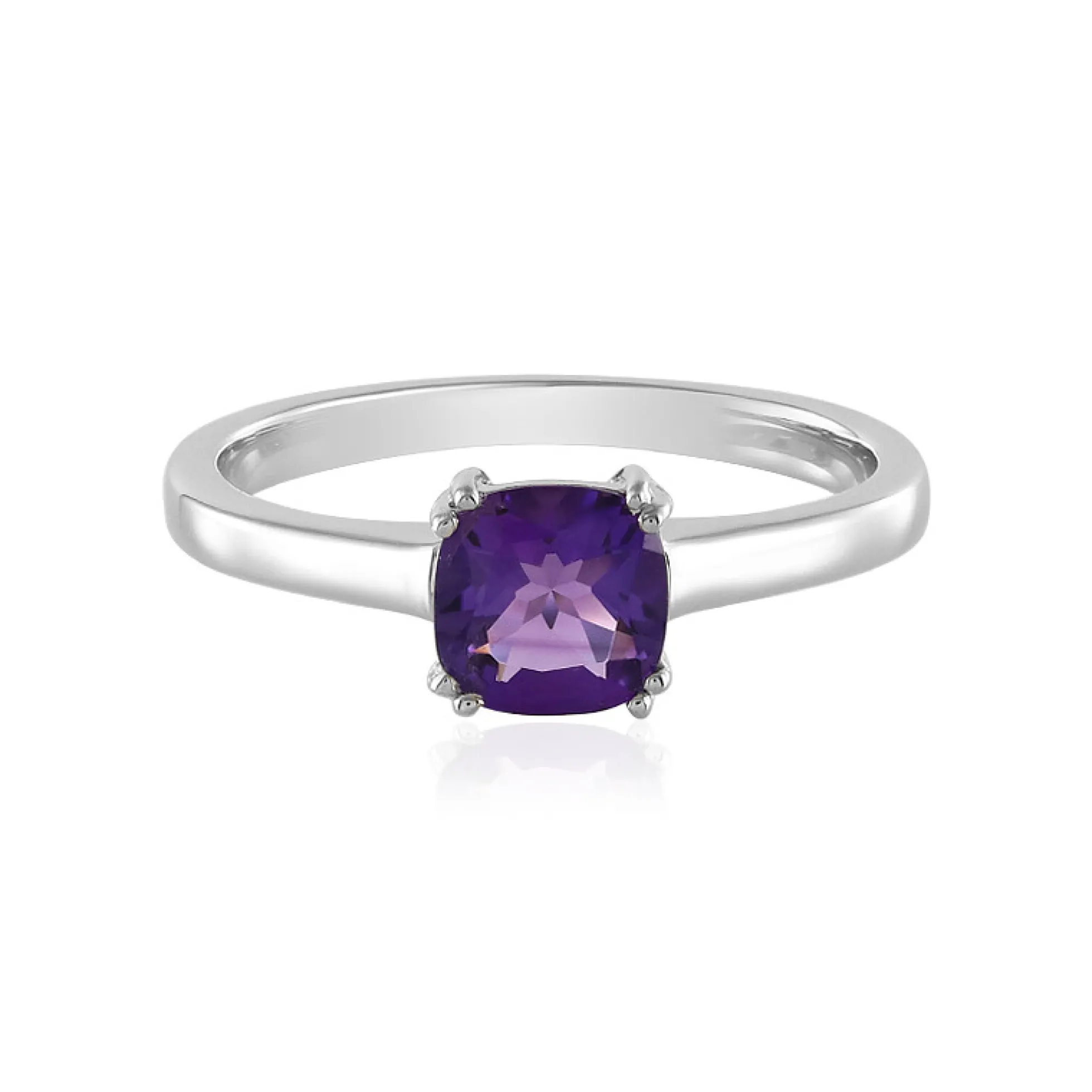 Sibirischer Amethyst-Silberring