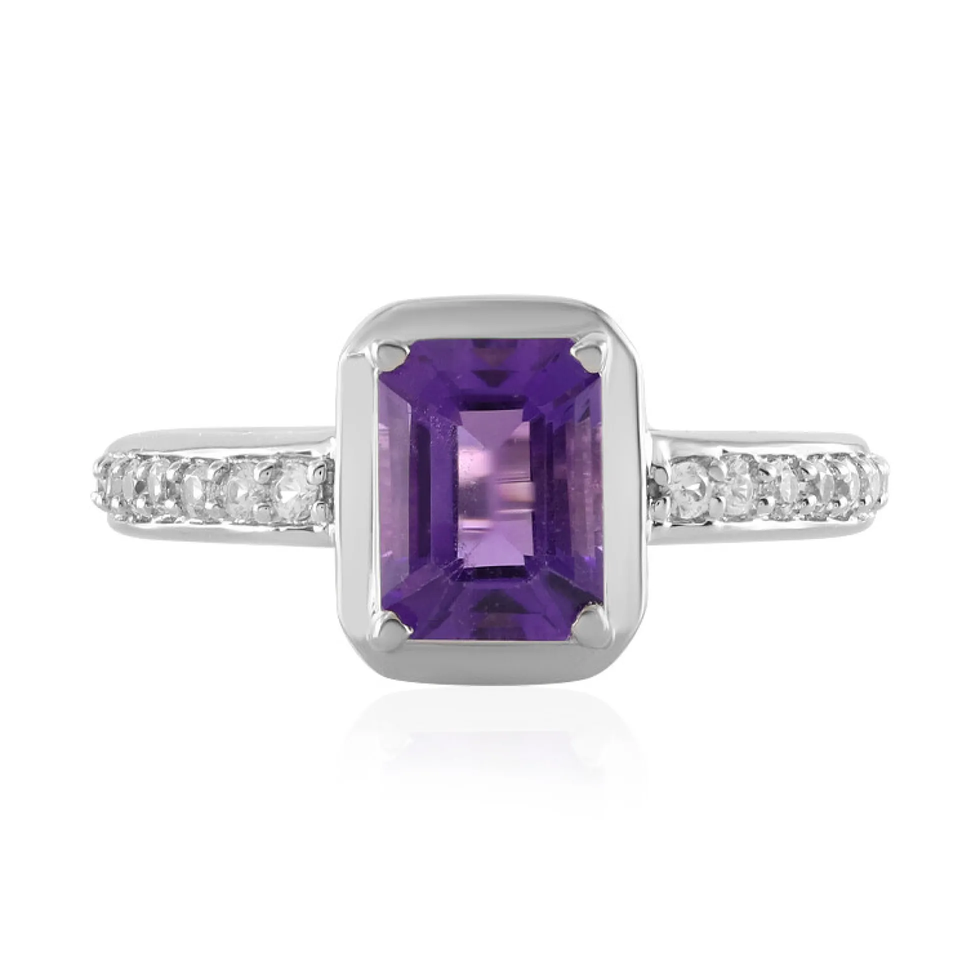 Sibirischer Amethyst-Silberring